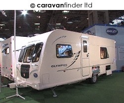 Used Bailey Olympus 534 2010 touring caravan Image